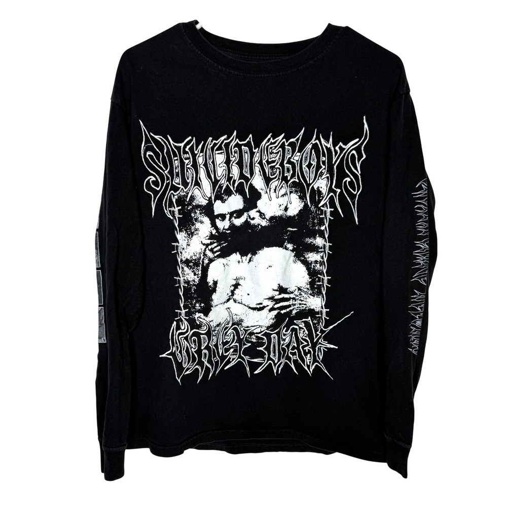 Suicideboys Grey Day Tour G59 Records Black Long Sleeve Shirt Mens Large